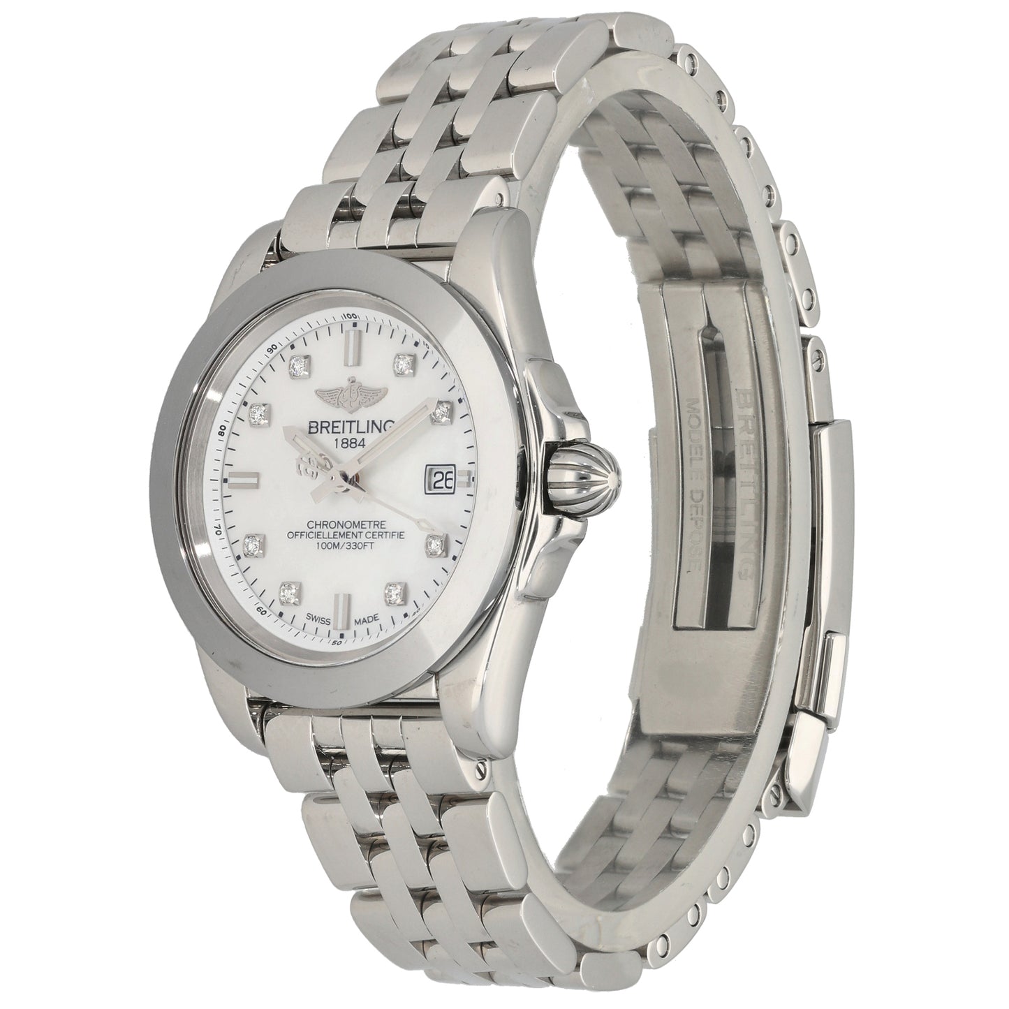 Breitling Galactic W71330 32mm Stainless Steel Watch