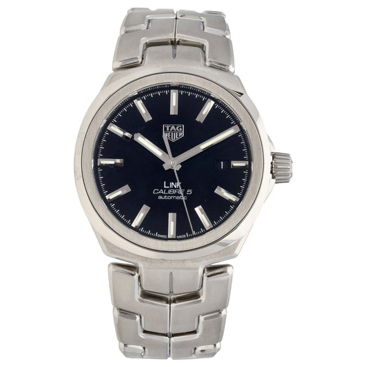 Tag Heuer Link WBC2110 41mm Stainless Steel Watch
