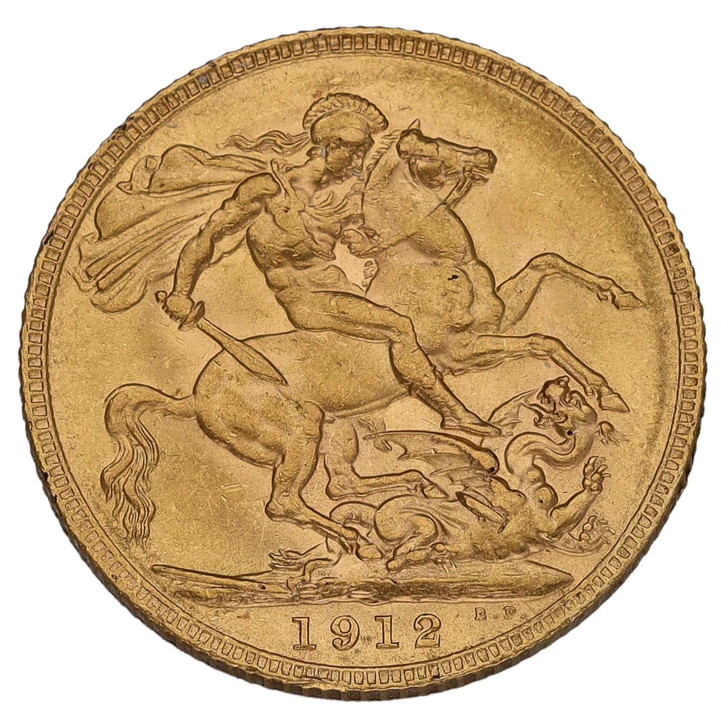 22ct Gold King George V Full Sovereign Coin 1912
