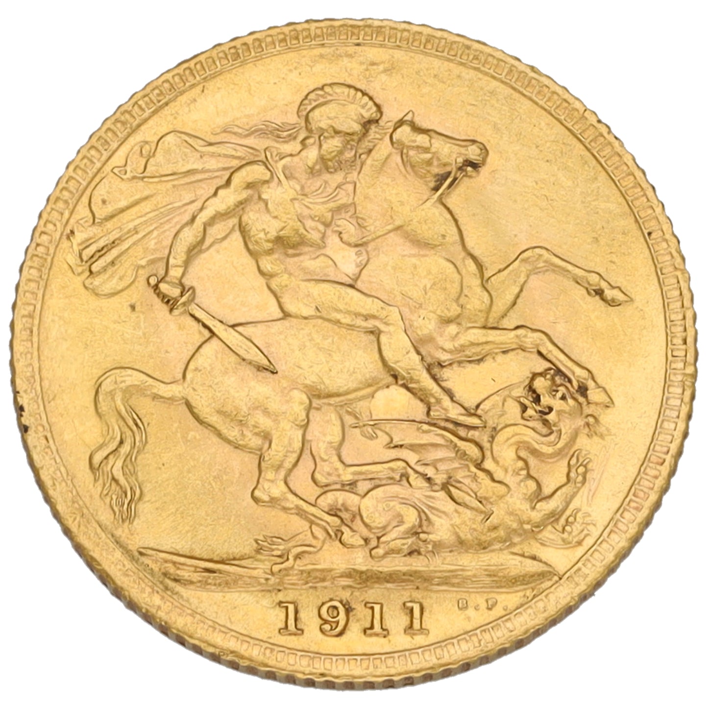 22ct Gold King George V Full Sovereign Coin 1911