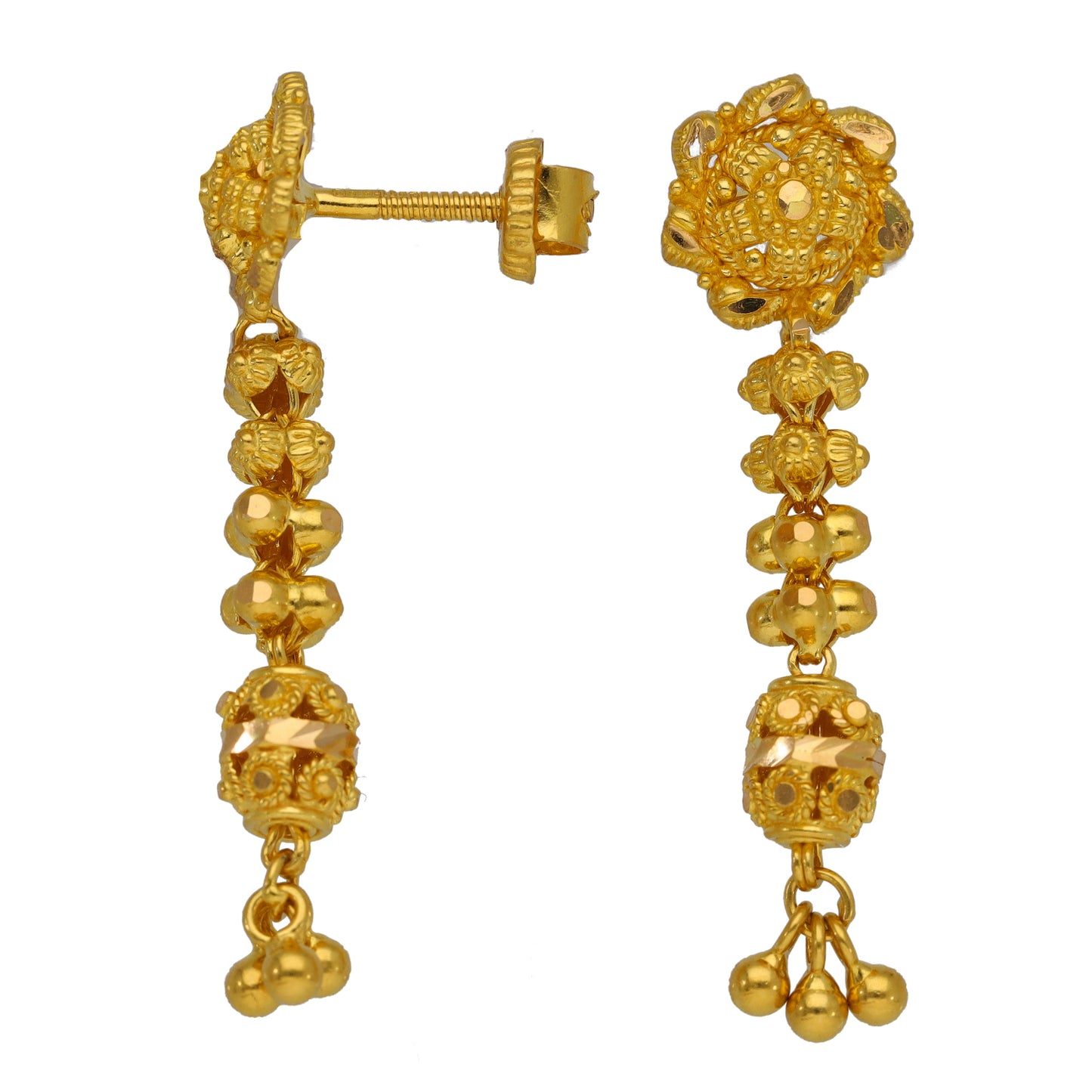 22ct Gold Drop Earrings