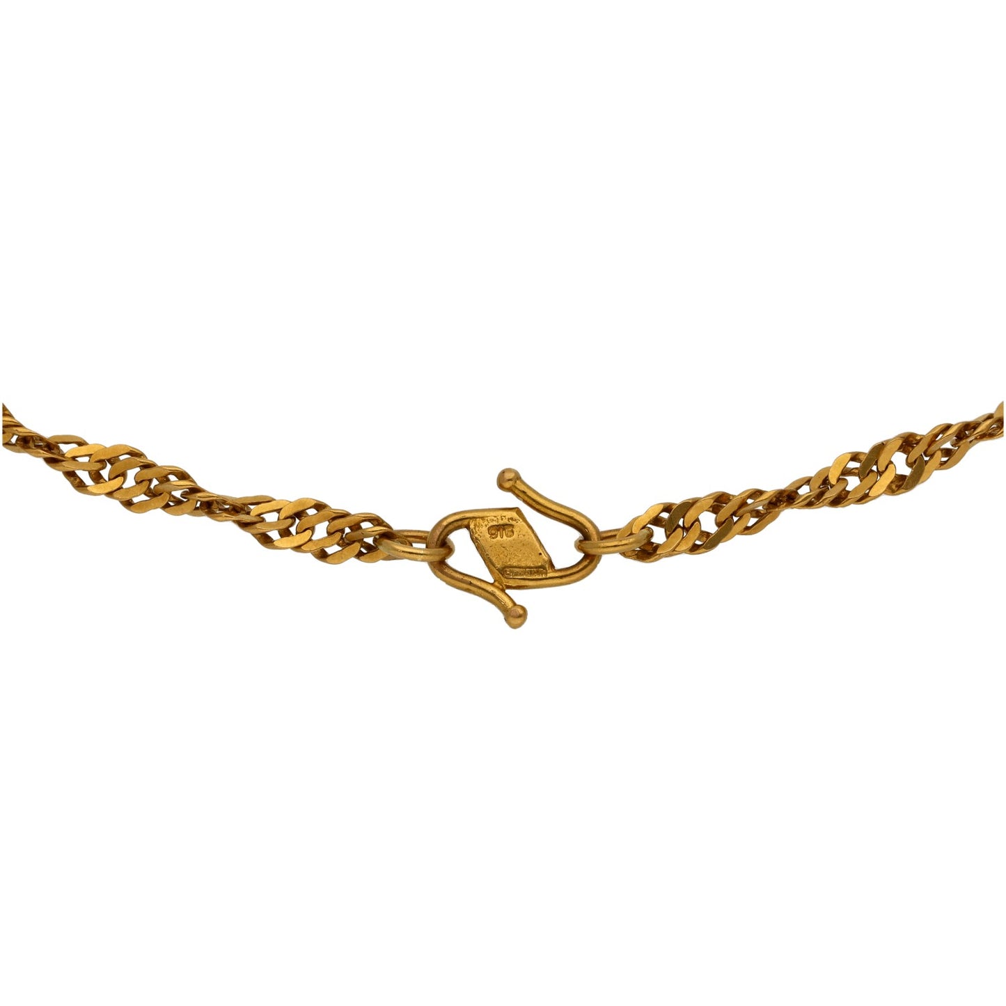 22ct Gold Fancy Necklace 22"