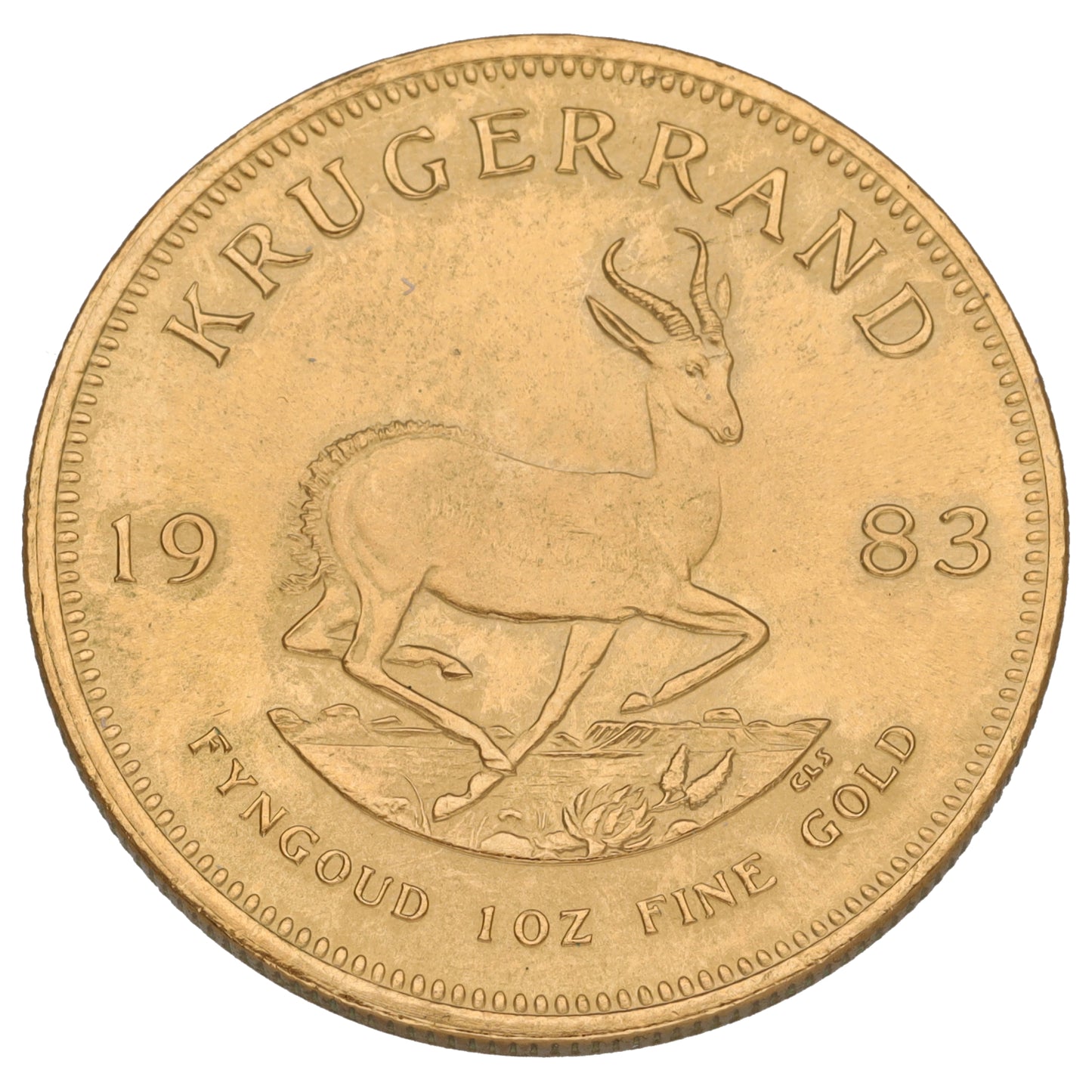 22ct Gold 1 OZ Krugerrand Coin 1983