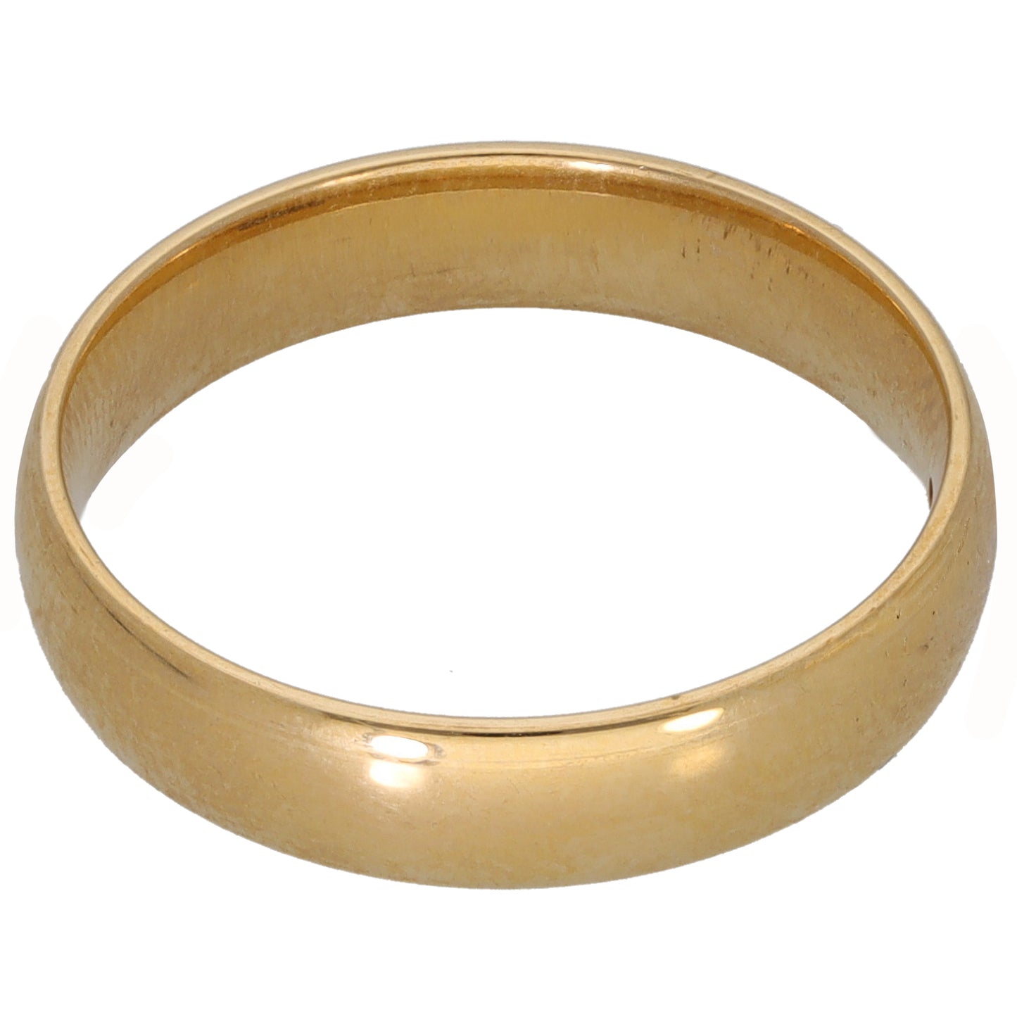 9ct Gold Plain Wedding Ring Size N