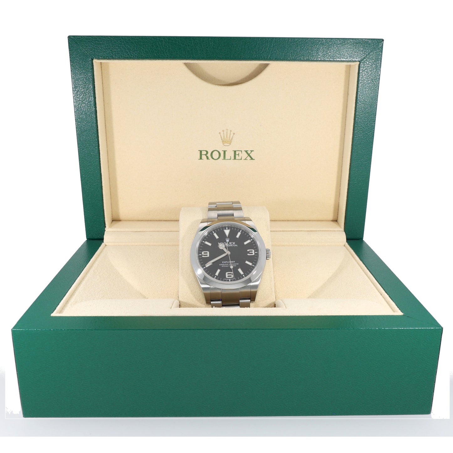 Rolex Explorer 214270 39mm Stainless Steel Watch