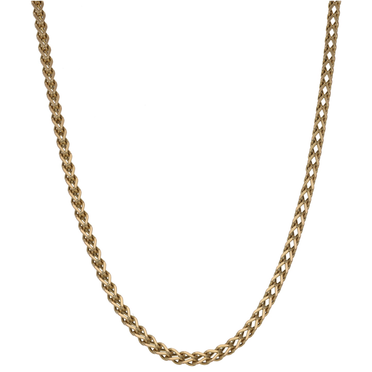 9ct Gold Foxtail Chain 18"