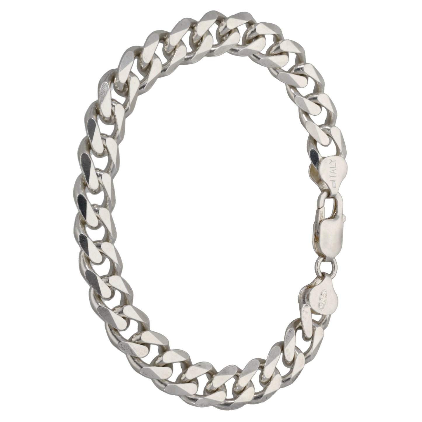 Sterling Silver Curb Bracelet