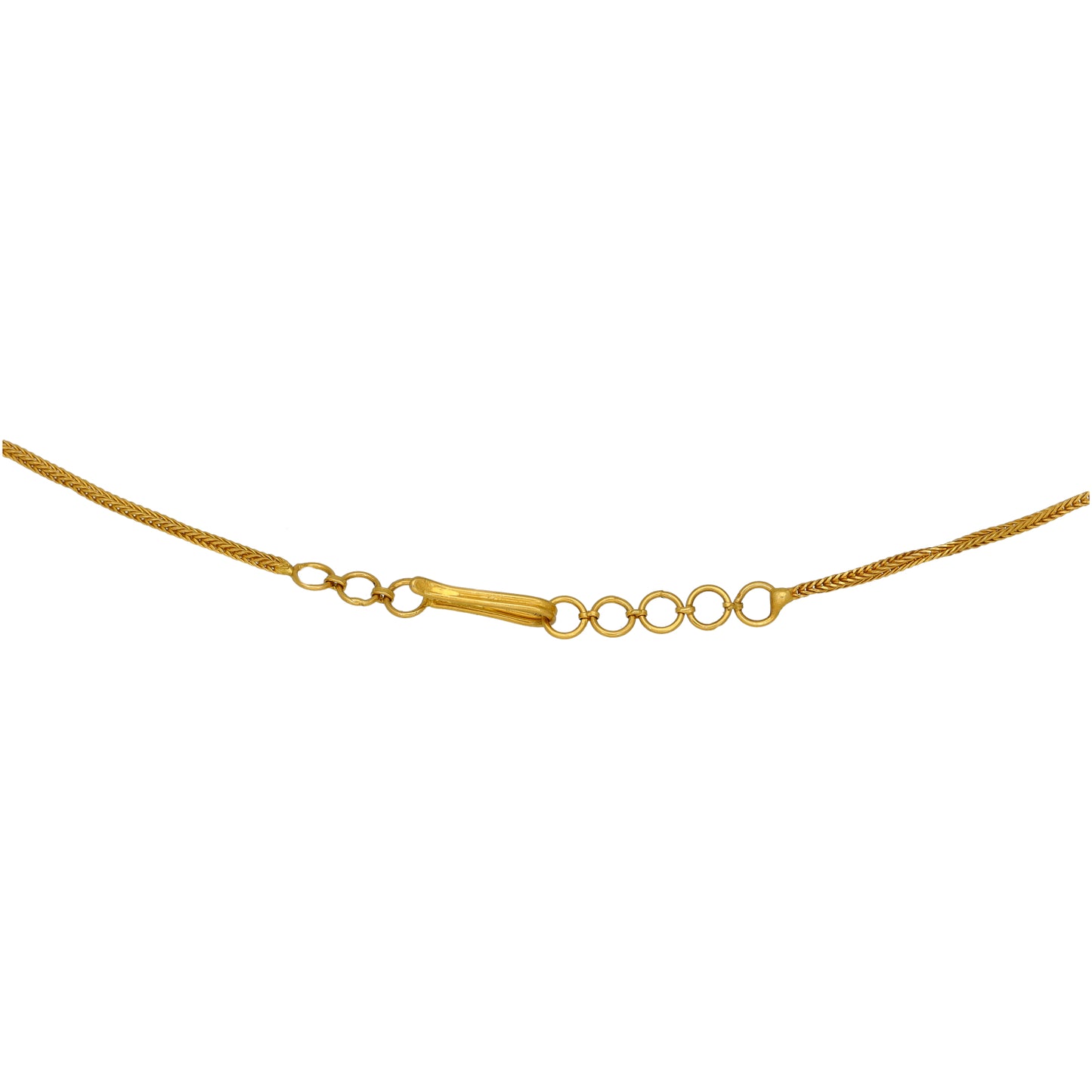 22ct Gold Imitation Fancy Necklace 14"