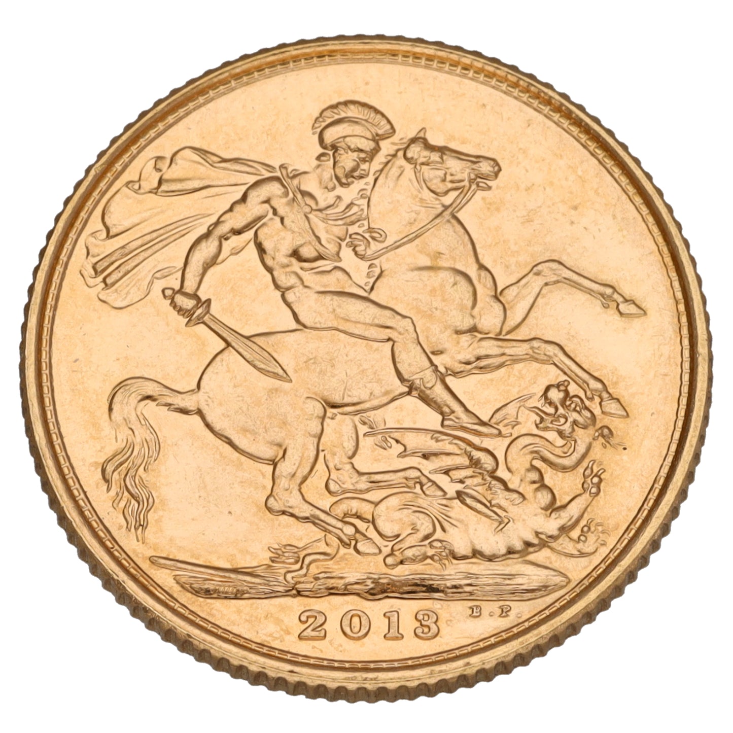 22ct Gold Queen Elizabeth II Full Sovereign Coin 2013
