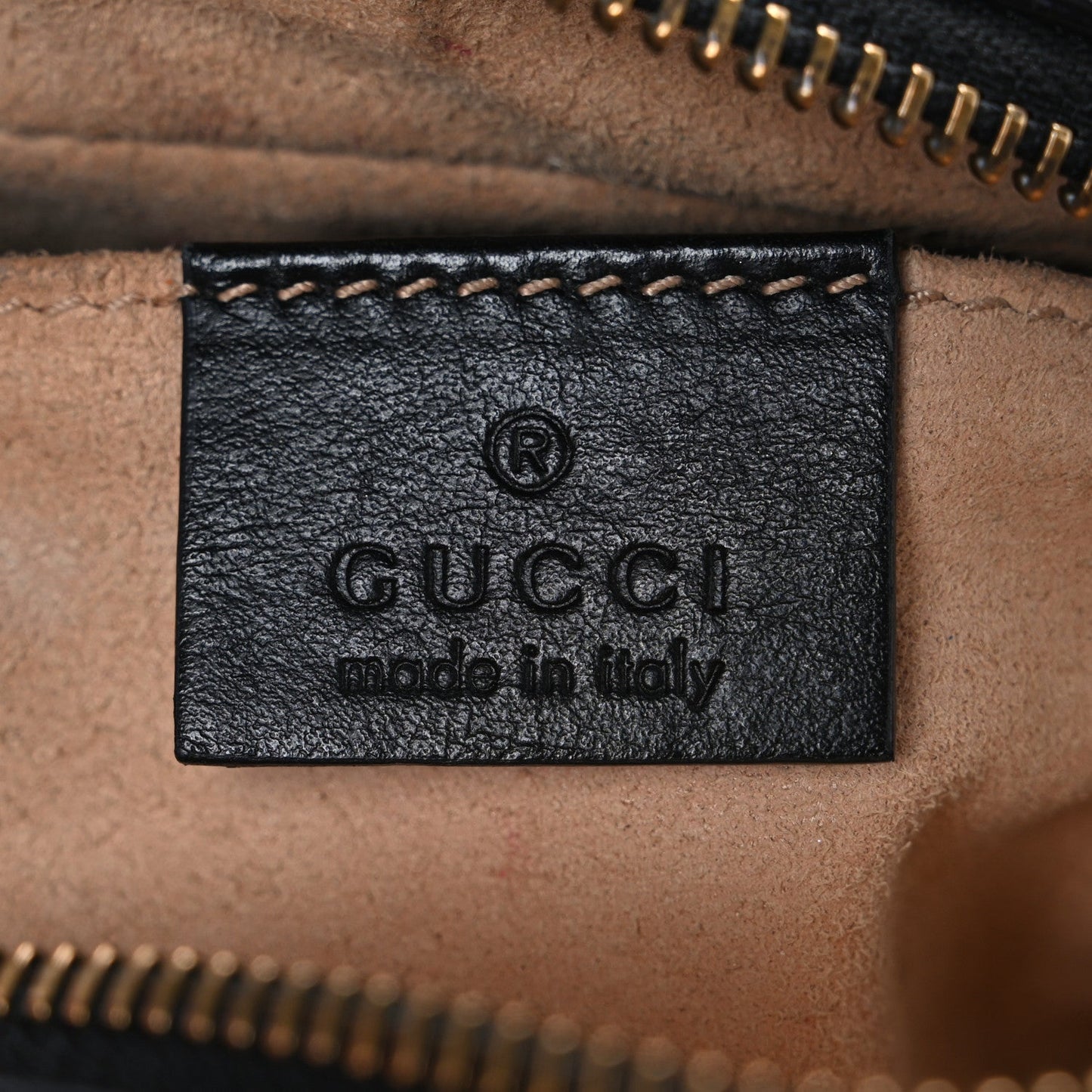 Gucci Mini GG Marmont Matelasse Calfskin Chain Shoulder Bag - Black