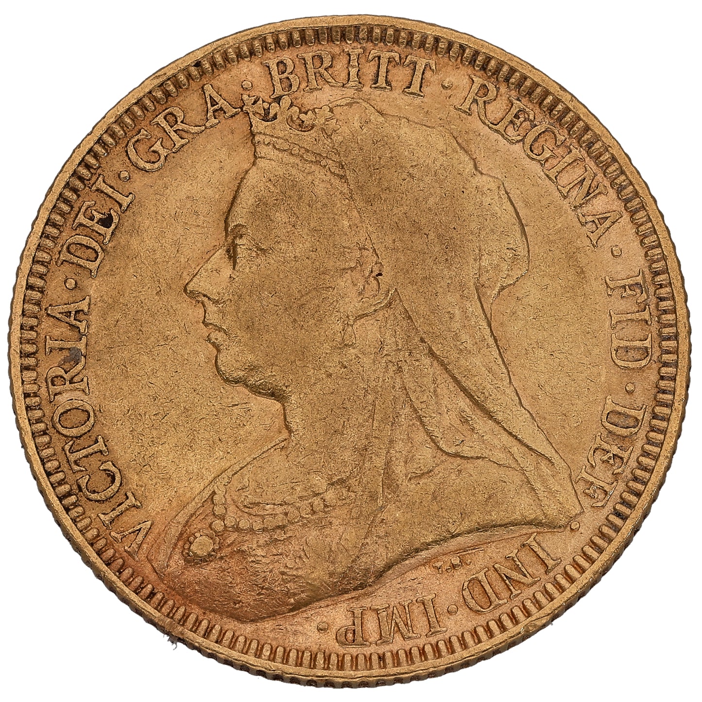 22ct Gold Queen Victoria Full Sovereign Coin 1893