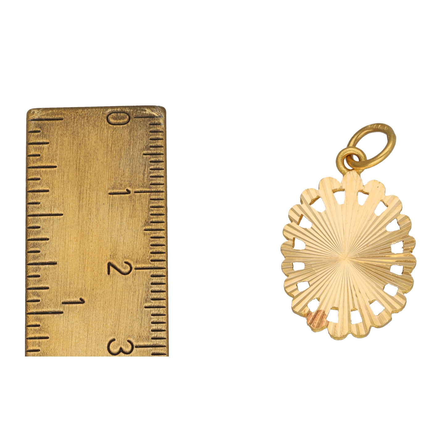 22ct Gold Ohm Religious/Symbolic Pendant