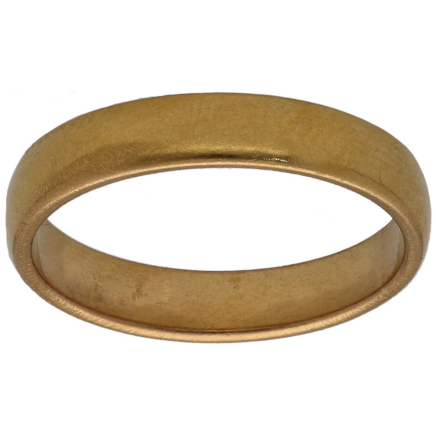 22ct Gold Plain Wedding Ring Size M