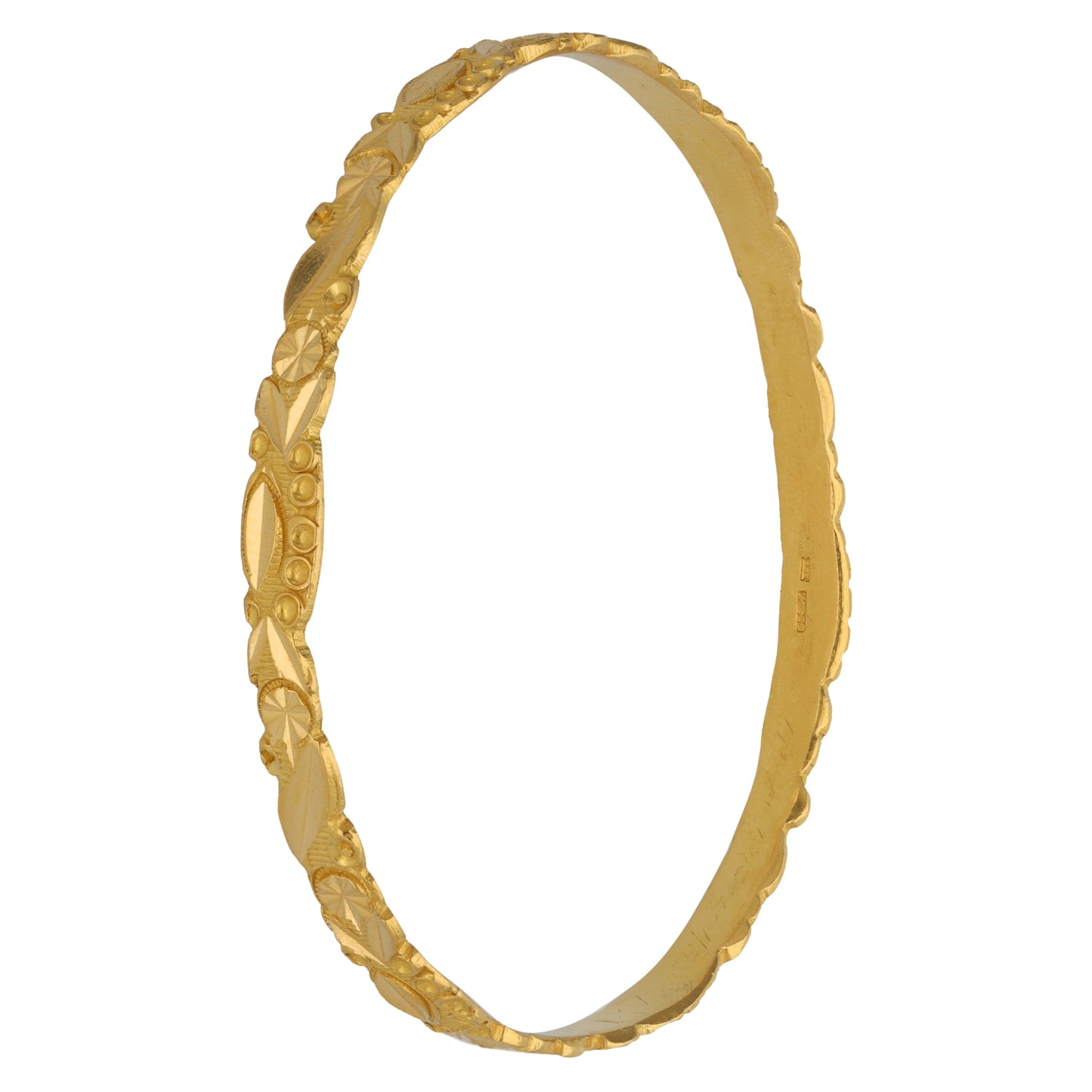 22ct Gold Alternative Bangle