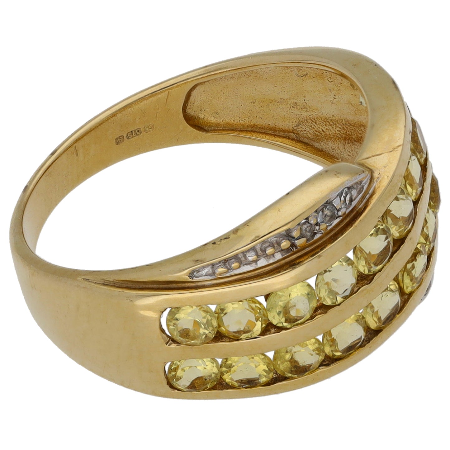 14ct Gold Imitation Dress/Cocktail Ring Size Q
