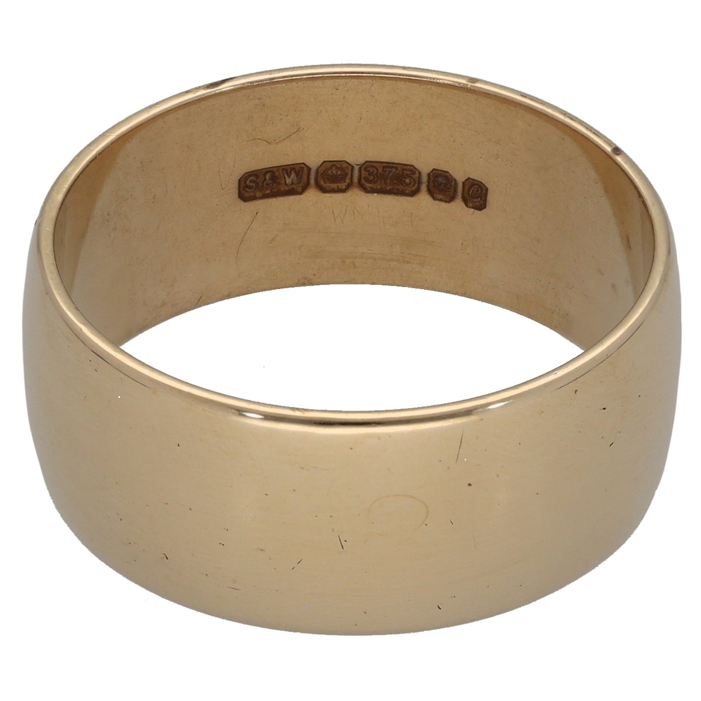 9ct Gold Plain Wedding Ring Size U