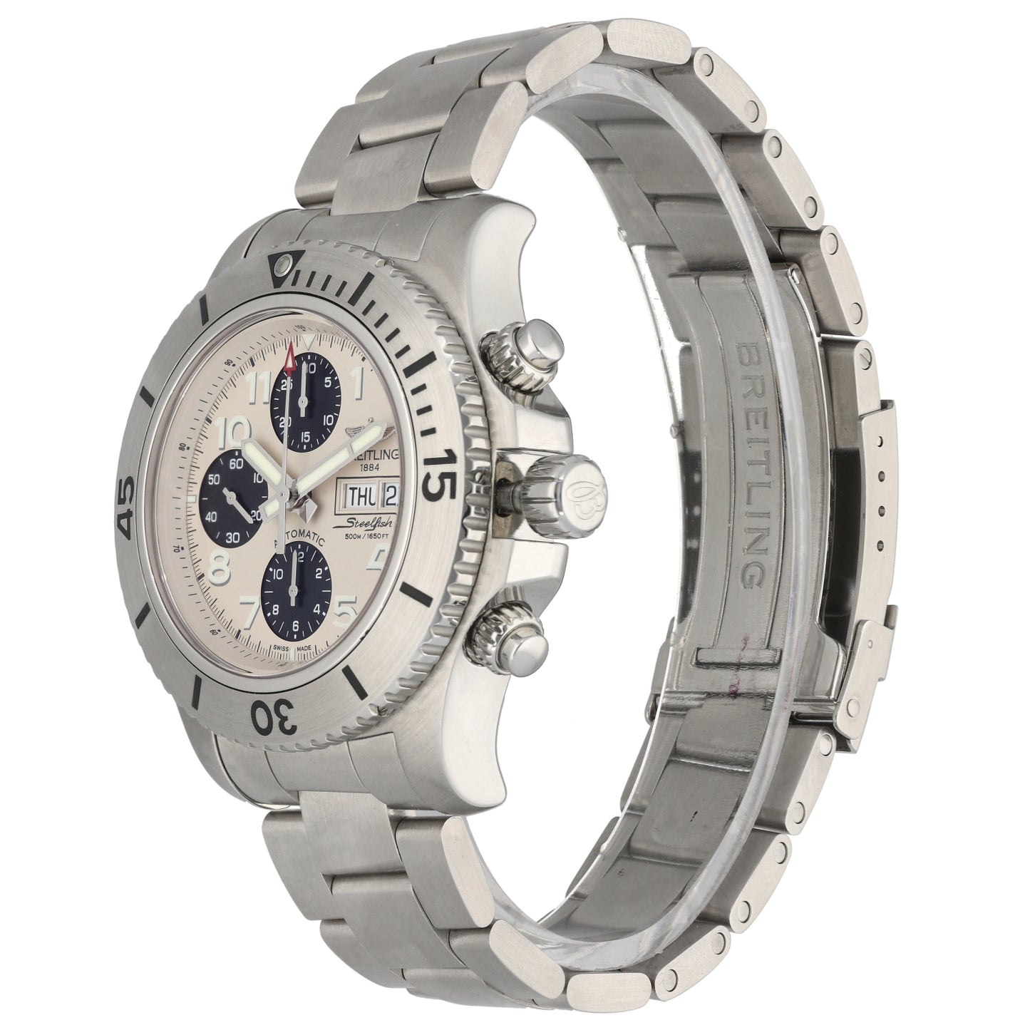 Breitling Superocean II A13341 44mm Stainless Steel Watch