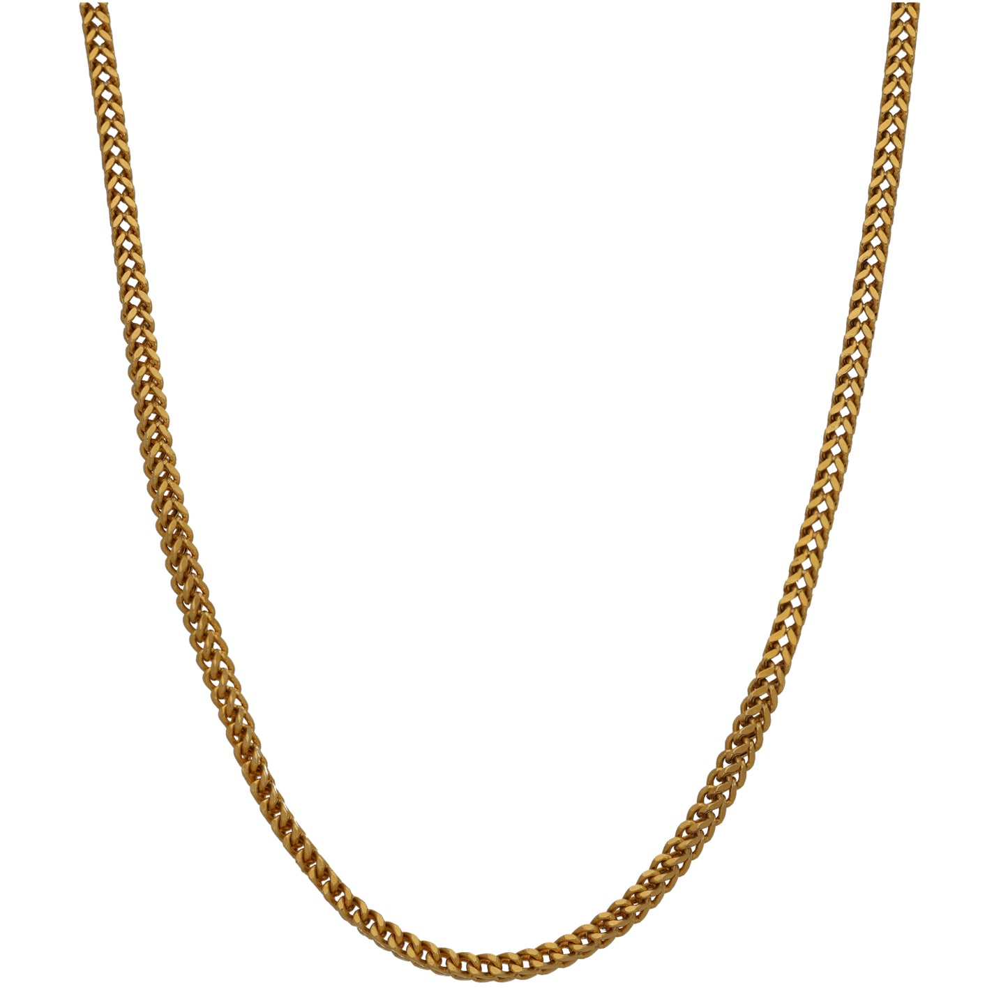 22ct Gold Foxtail Chain 22"
