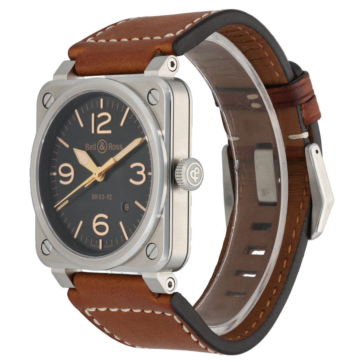 Bell & Ross BR03 BR03-92 42mm Stainless Steel Watch