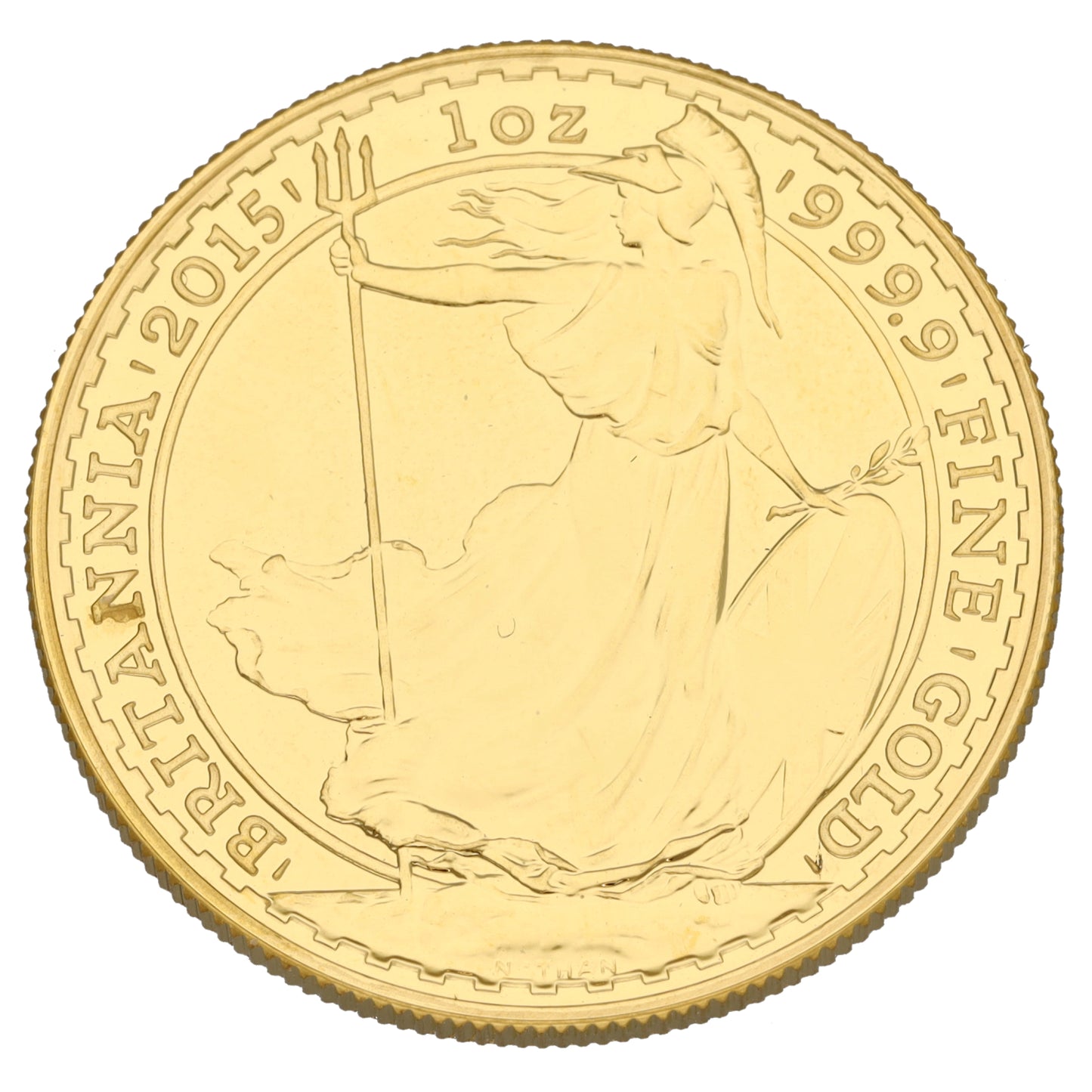 24ct Gold Queen Elizabeth II 1 OZ Britannia Coin 2015