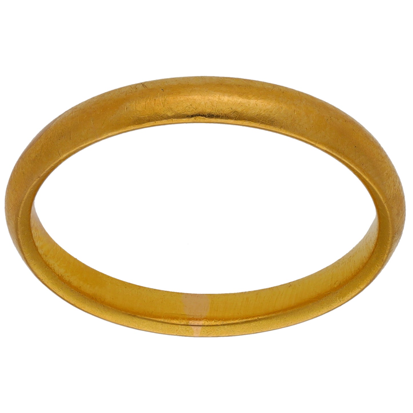 22ct Gold Plain Wedding Ring Size T