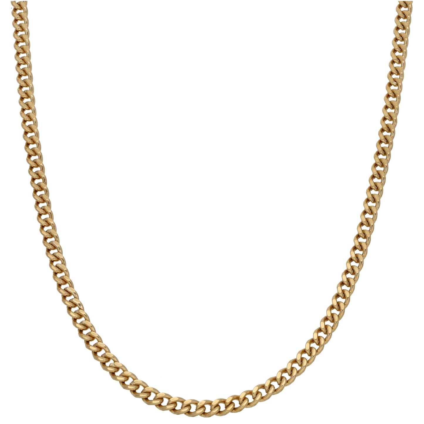 9ct Gold Curb Chain 20"