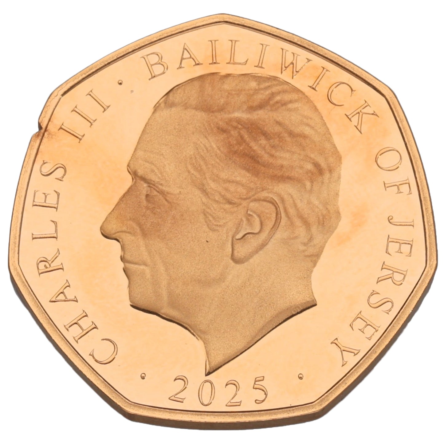 22ct Gold Buckingham Palace 50 Pence Coin 2025