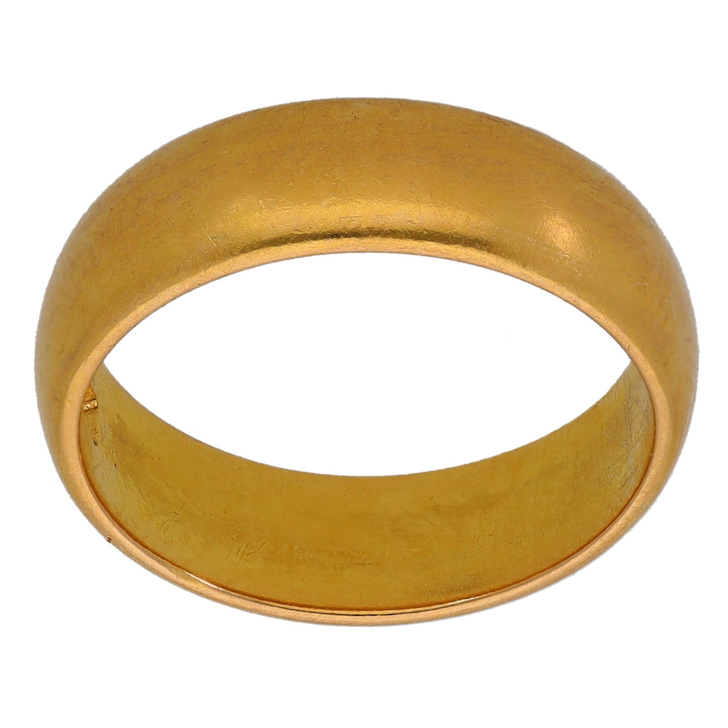 22ct Gold Plain Wedding Ring Size M