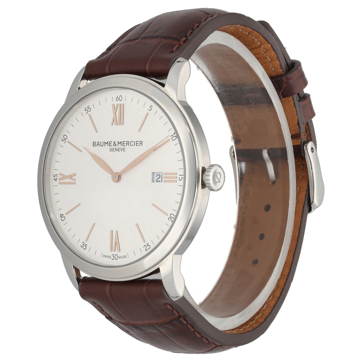 Baume Et Mercier Classima 65909 42mm Stainless Steel Watch