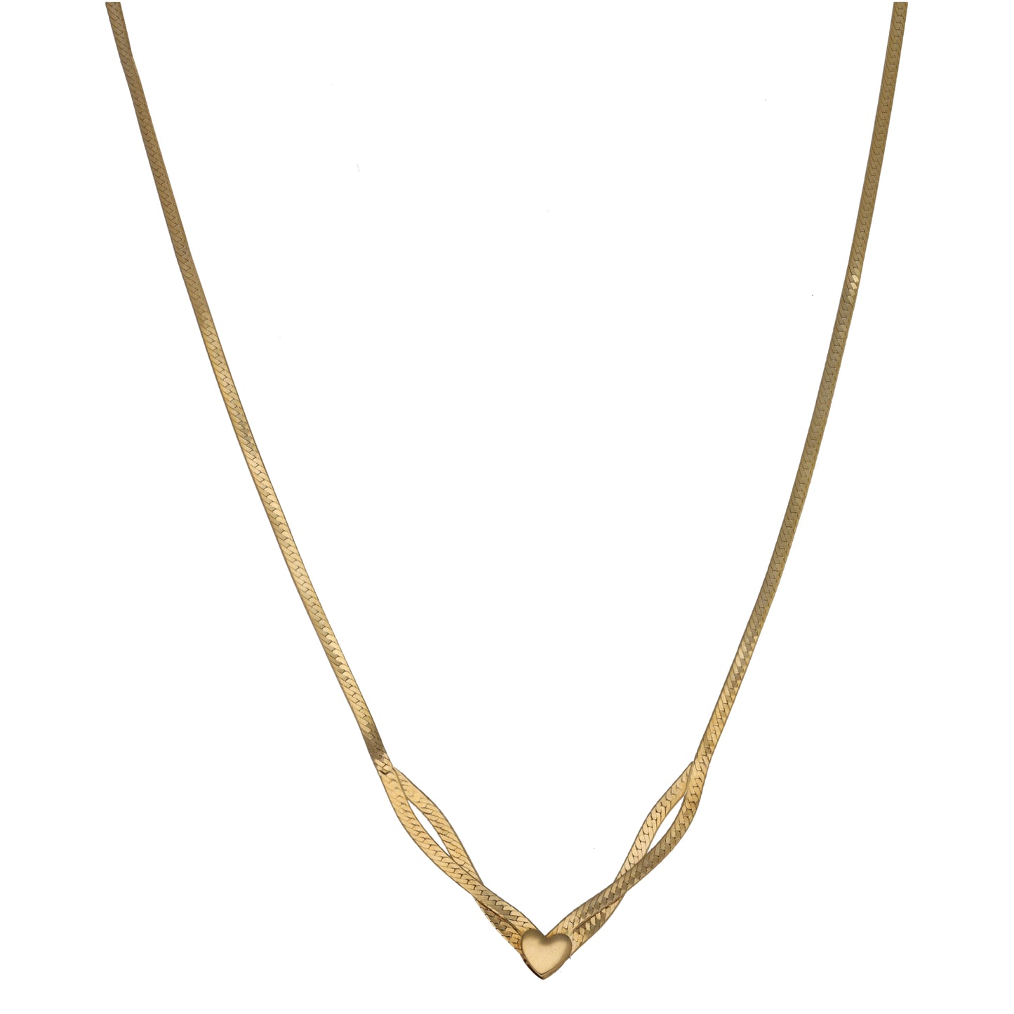 9ct Gold Fancy Necklace 16"
