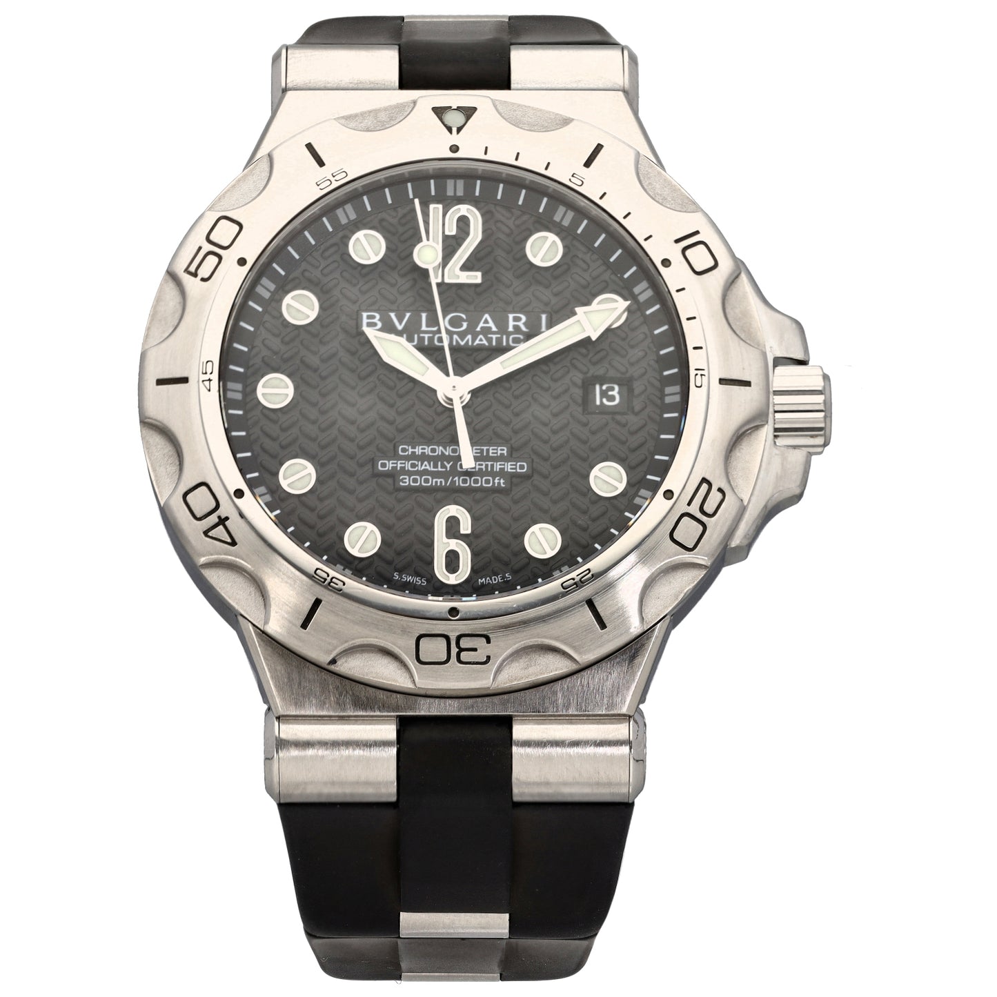 Bvlgari Diagono DP 42 S SD 42mm Stainless Steel Watch