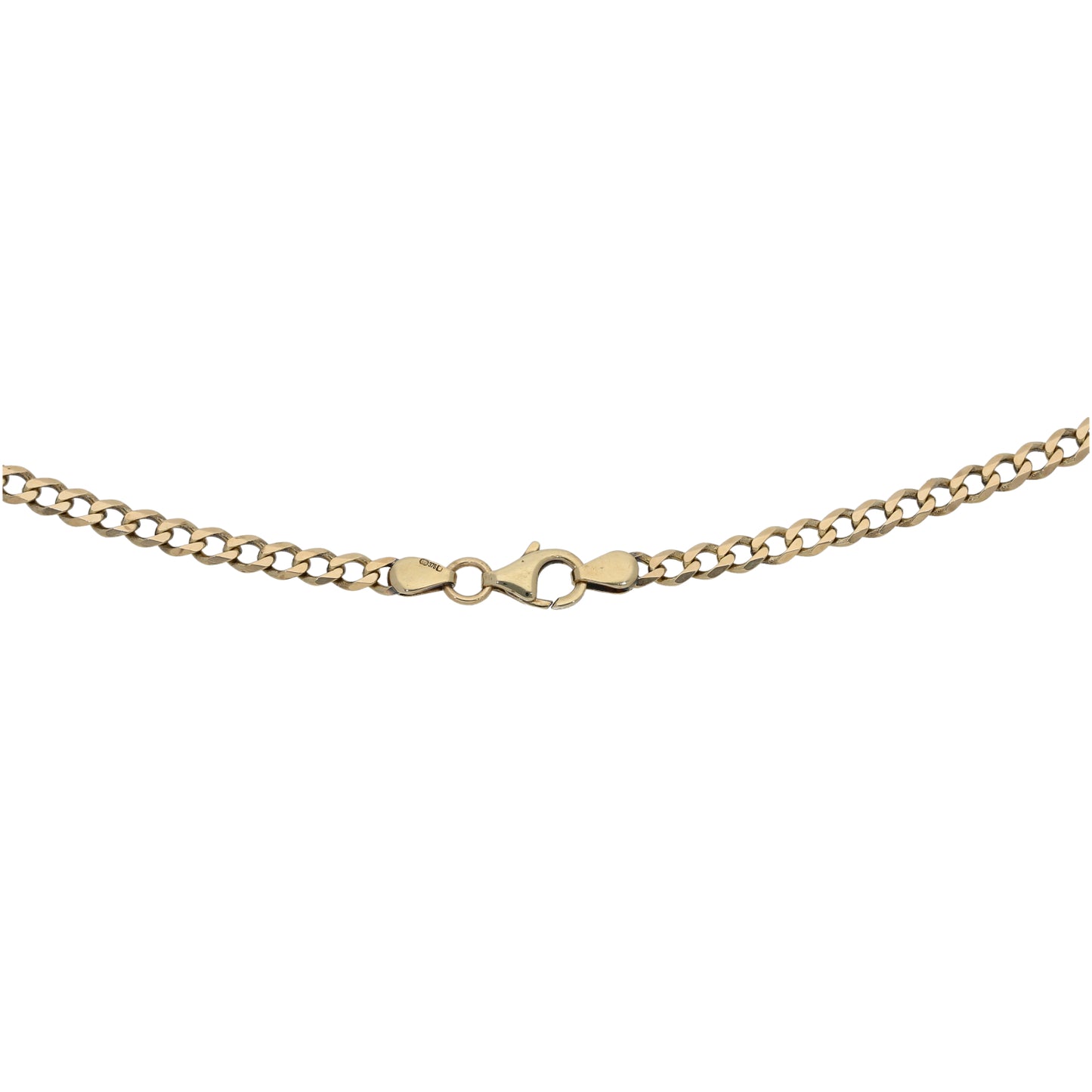 9ct Gold Curb Chain 20"
