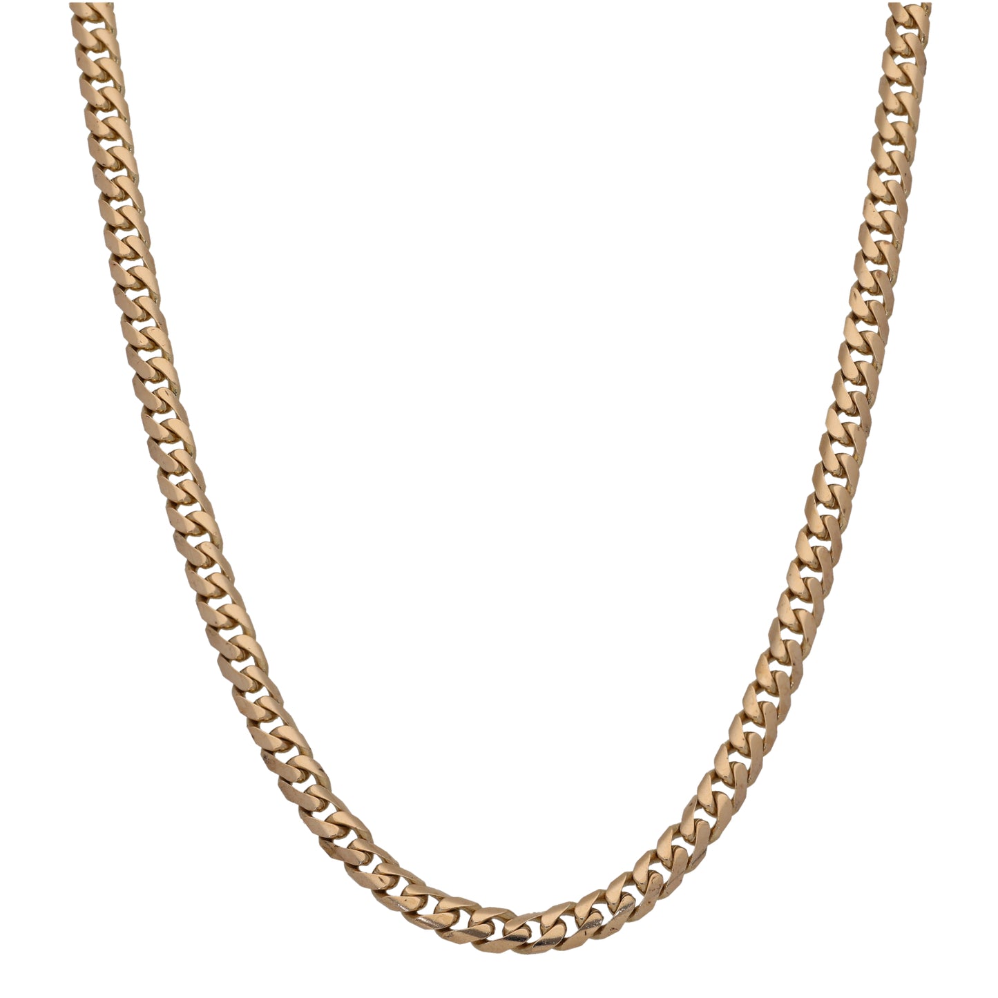 9ct Gold Curb Chain 18"