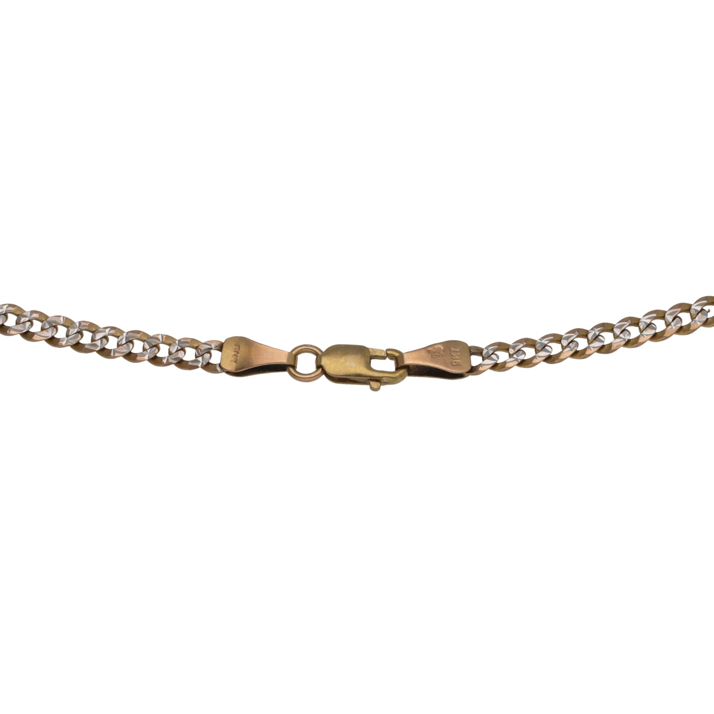 9ct Gold Curb Chain 18"