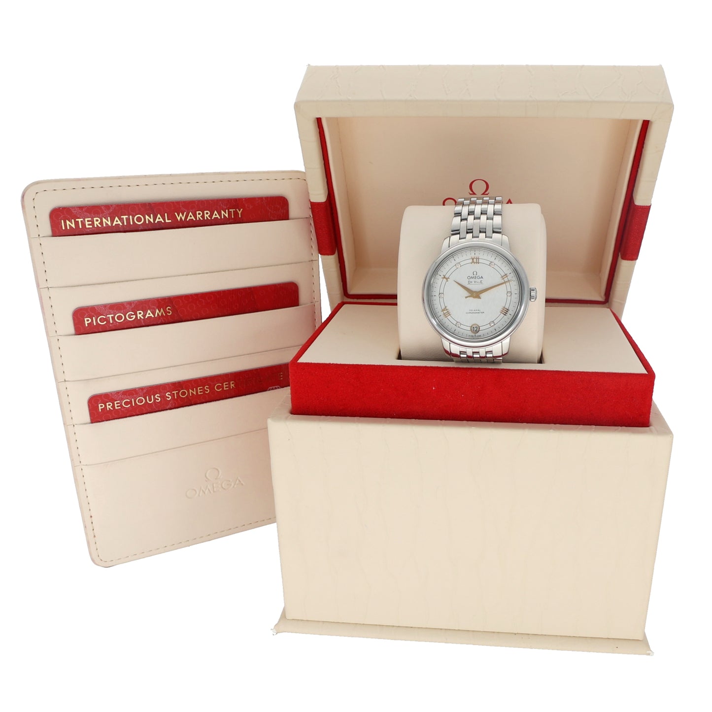 Omega De Ville 424.10.33.20.52.001 33mm Stainless Steel Watch