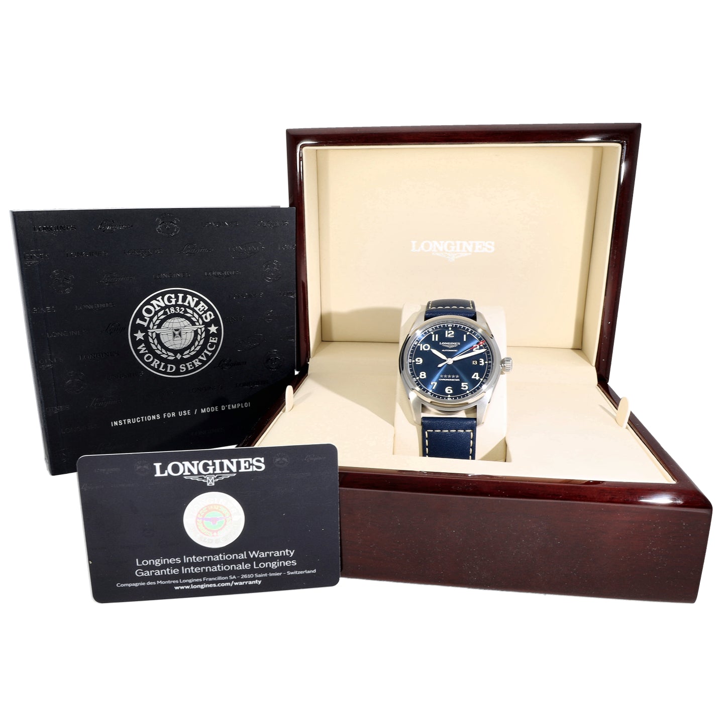 Longines Spirit L3.811.4 42mm Stainless Steel Watch