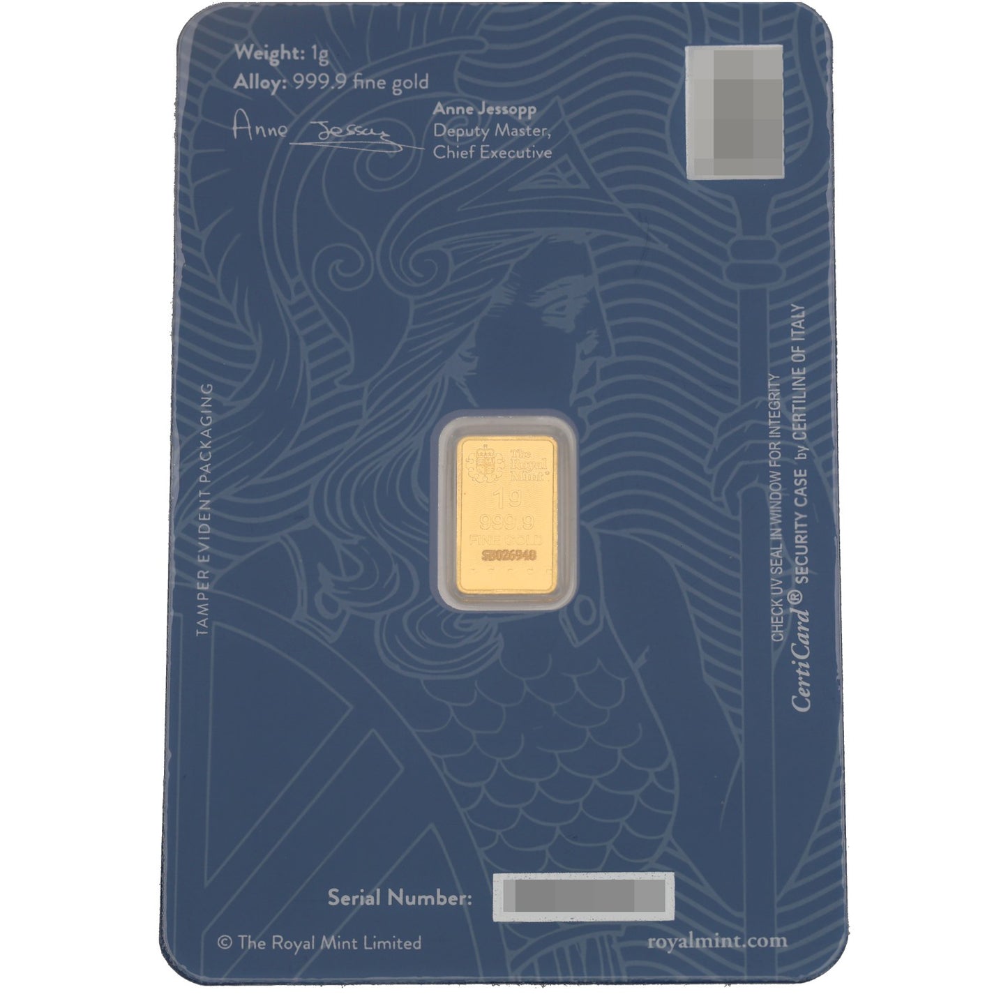 24ct 1g Gold Bar