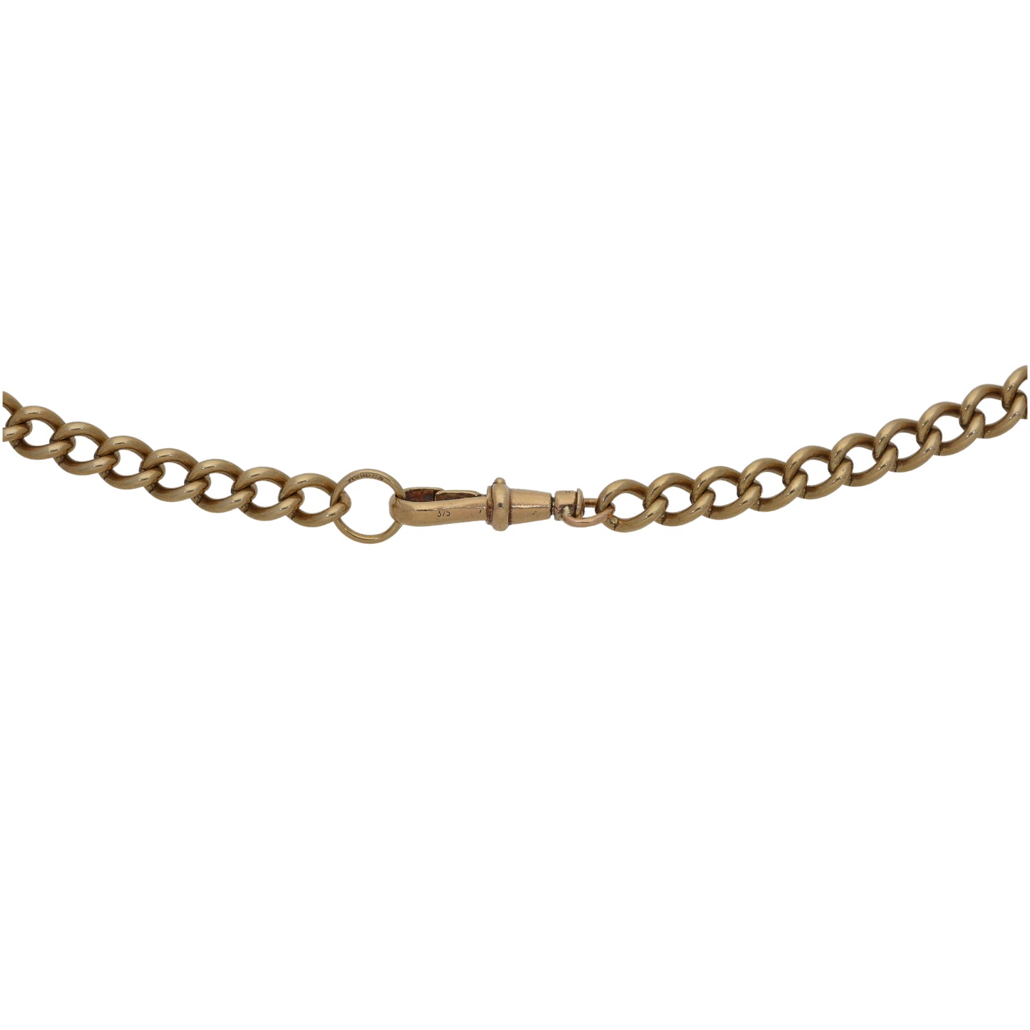 9ct Gold Curb Chain 19"