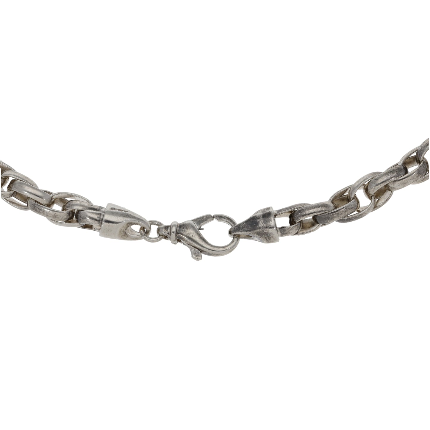 Sterling Silver Fancy Necklace 24"