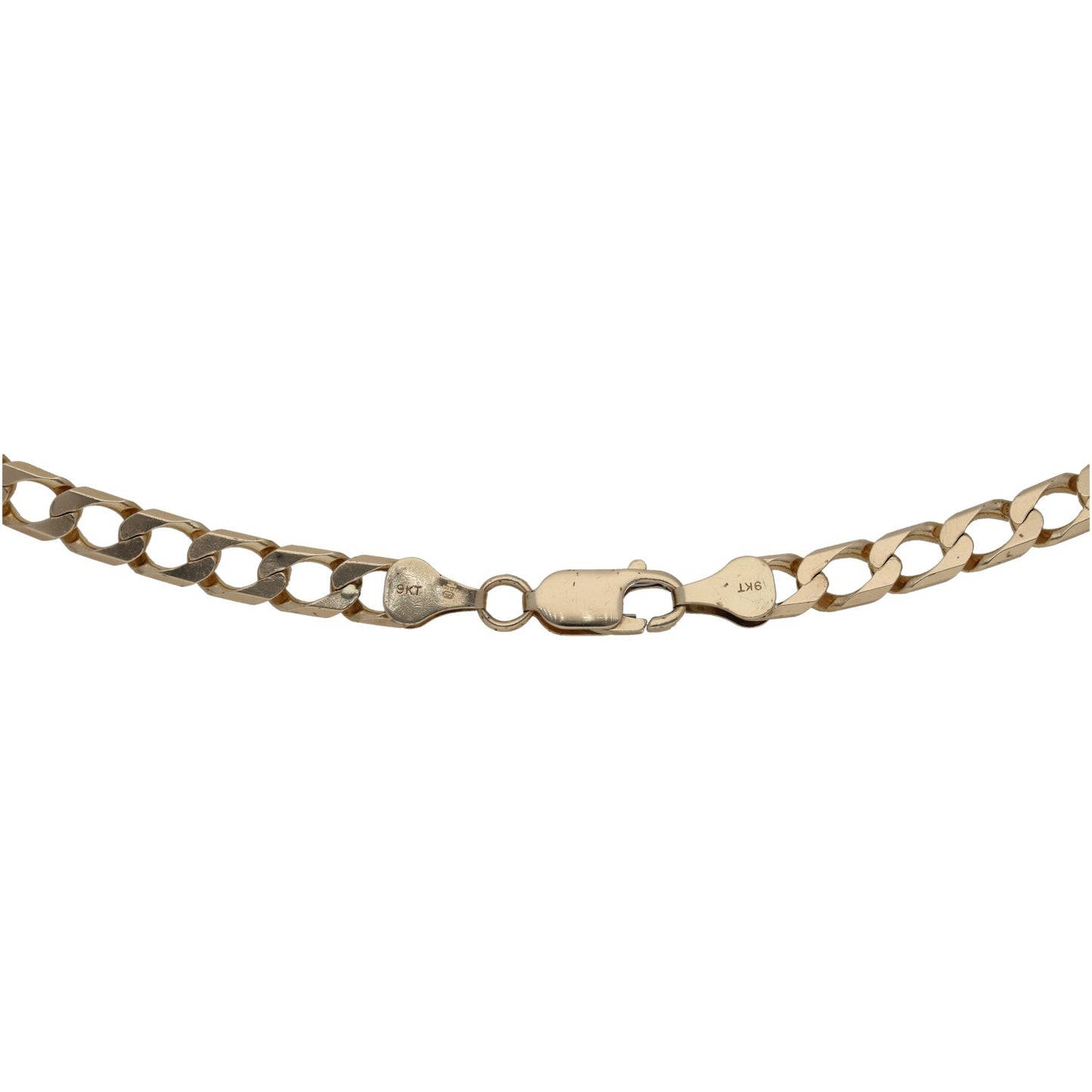 9ct Gold Curb Chain 24"