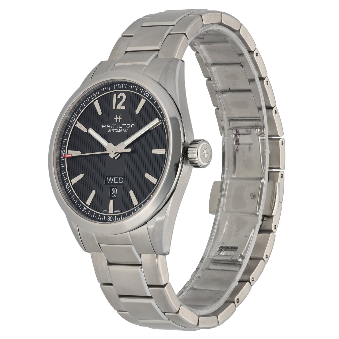Hamilton Broadway Date Date H435150 42mm Stainless Steel Watch