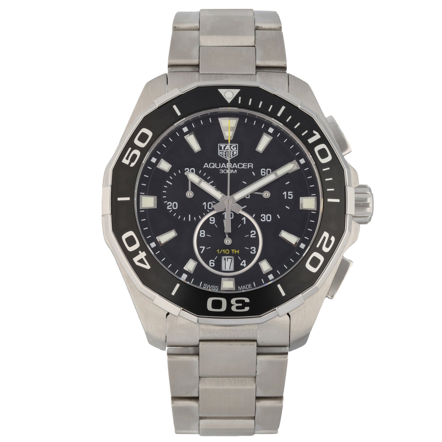 Tag Heuer Aquaracer CAY111A 43mm Stainless Steel Watch