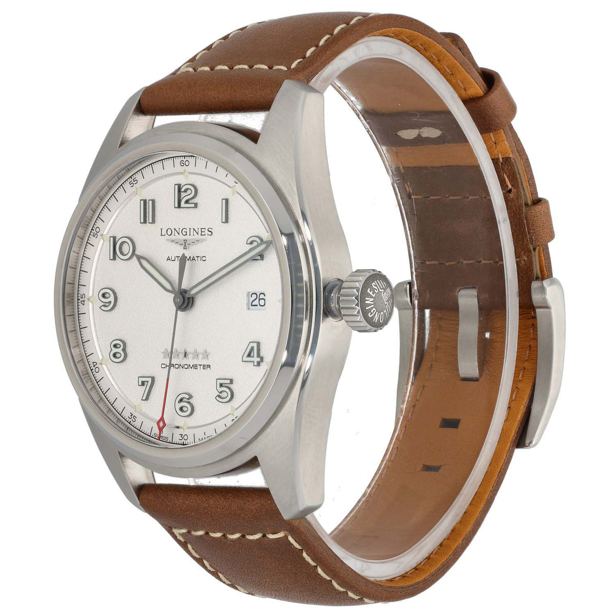 Longines Spirit L3.810.4 40mm Stainless Steel Watch