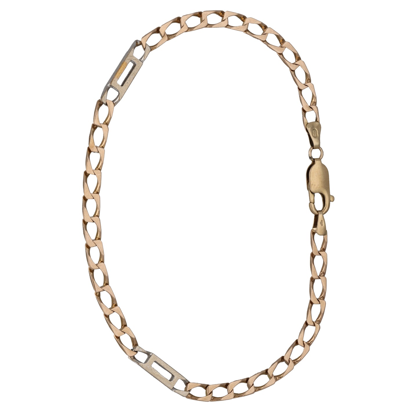 9ct Bi-Colour Gold Alternative Bracelet