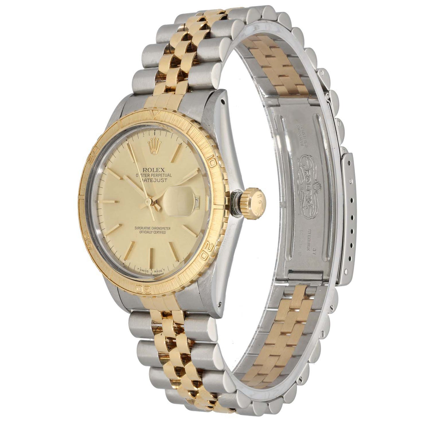 Rolex Turn-O-Graph 16253 36mm Bi-Colour Watch