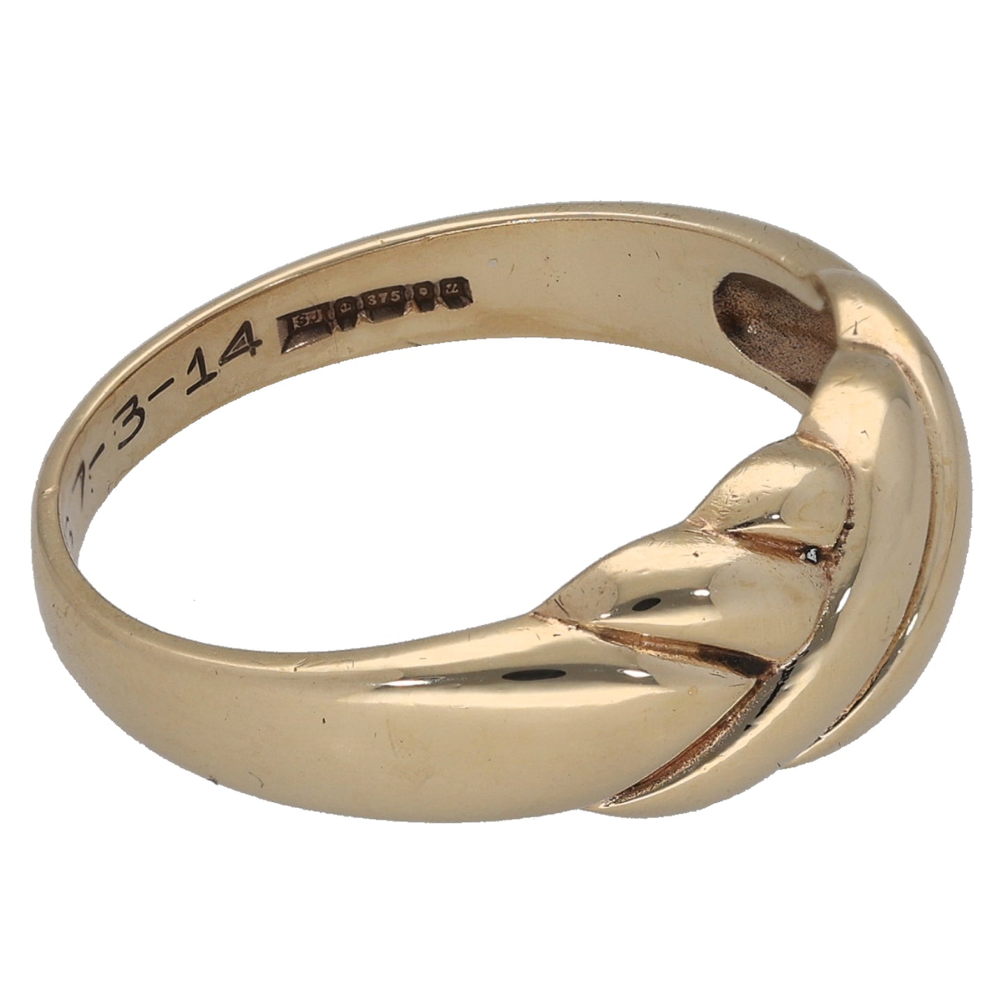 9ct Gold Alternative Ring Size Q