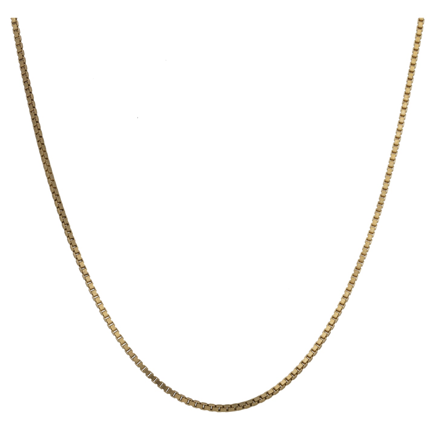 9ct Gold Box Chain 20"