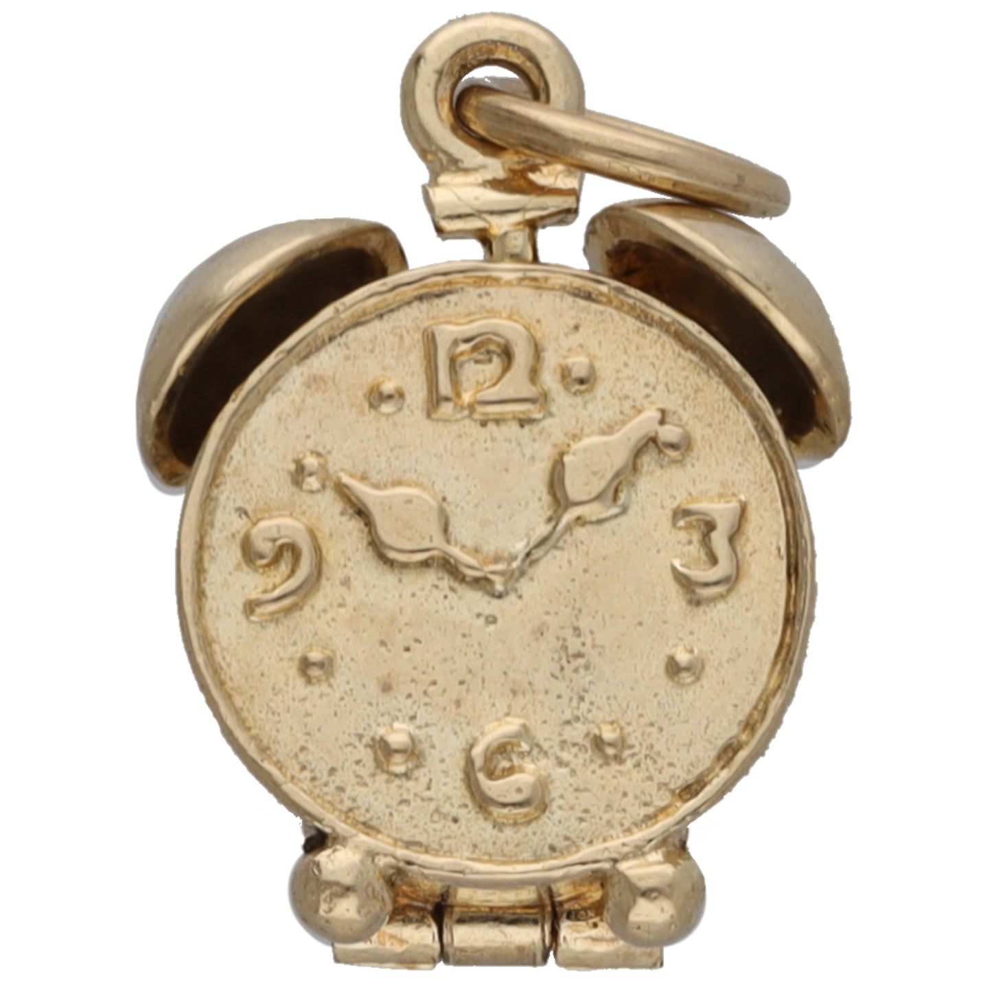 9ct Gold Clock Charm