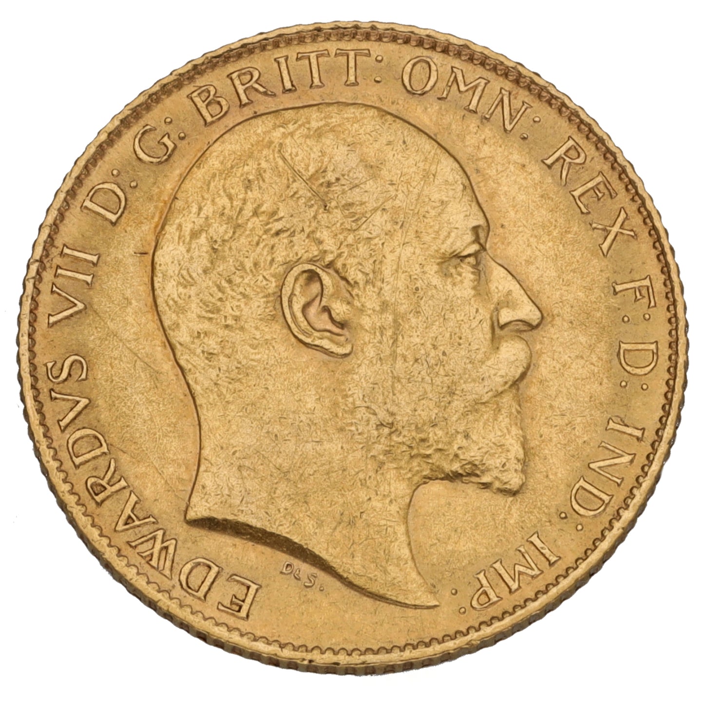 22ct Gold King George V Half Sovereign Coin 1907