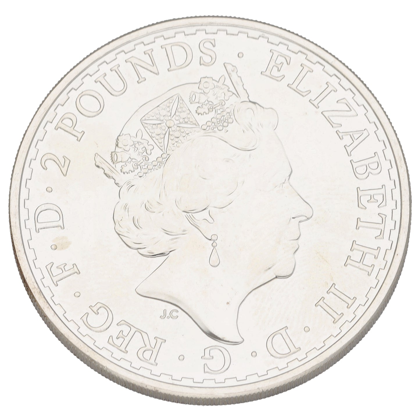 Fine Silver Queen Elizabeth II 1 OZ Britannia Coin 2017